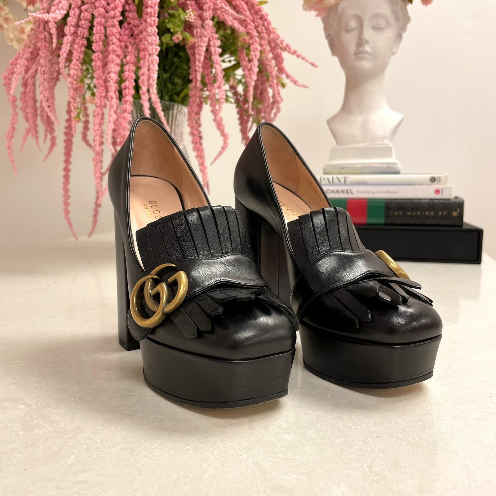 GUCCI Marmont Heels Slay a Fashion Destination