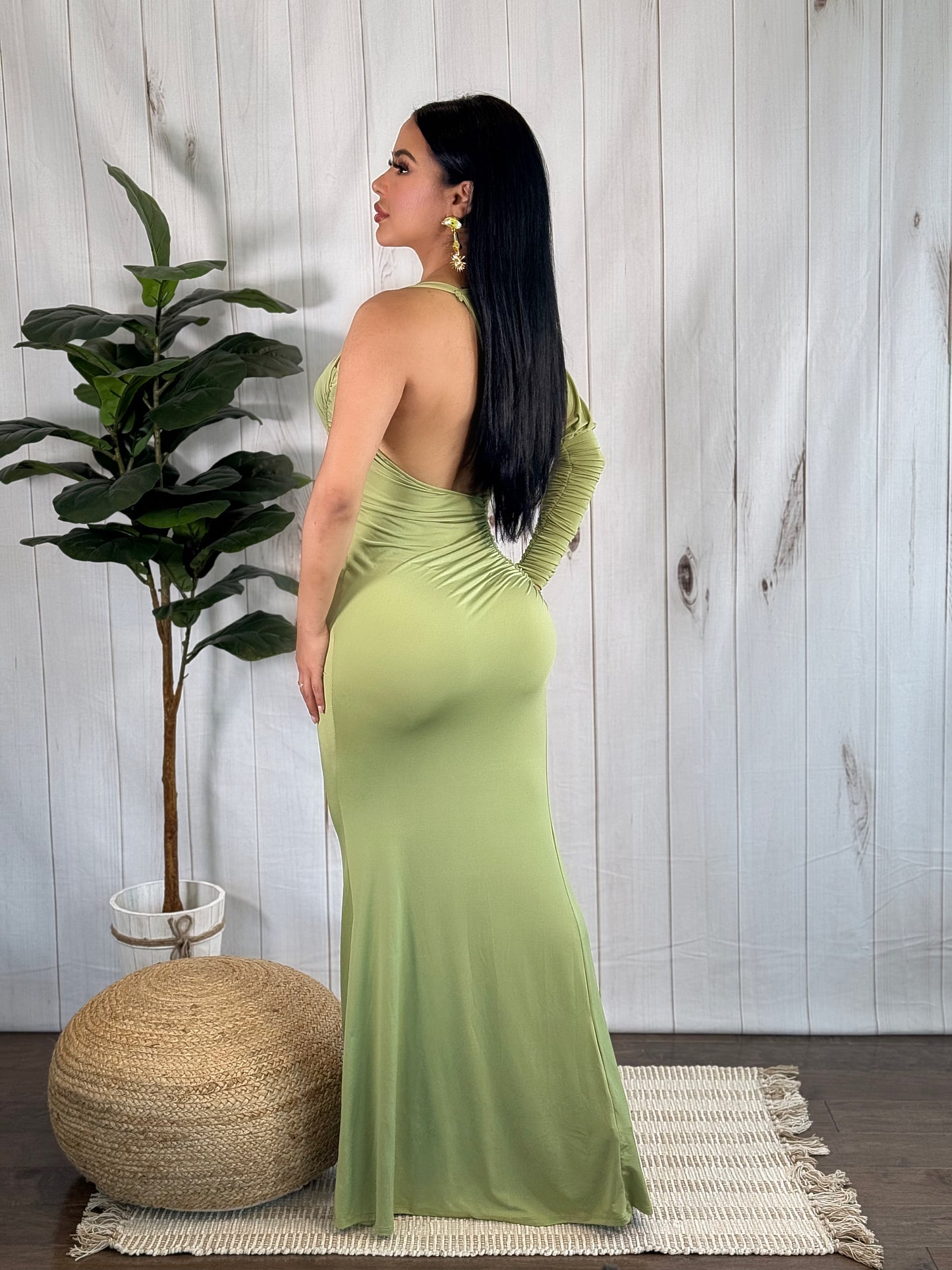 Grass Maxi Dress
