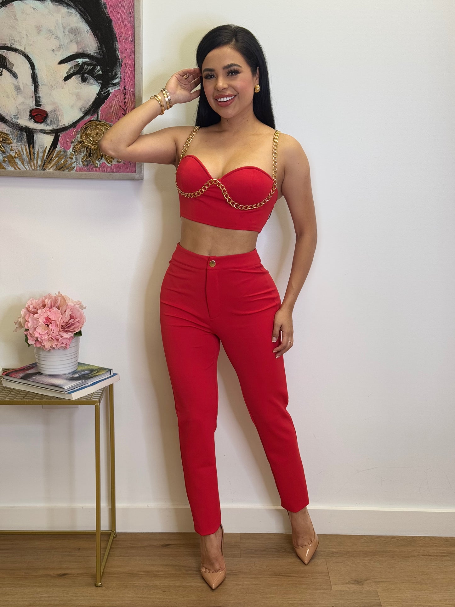 Red Chain Set