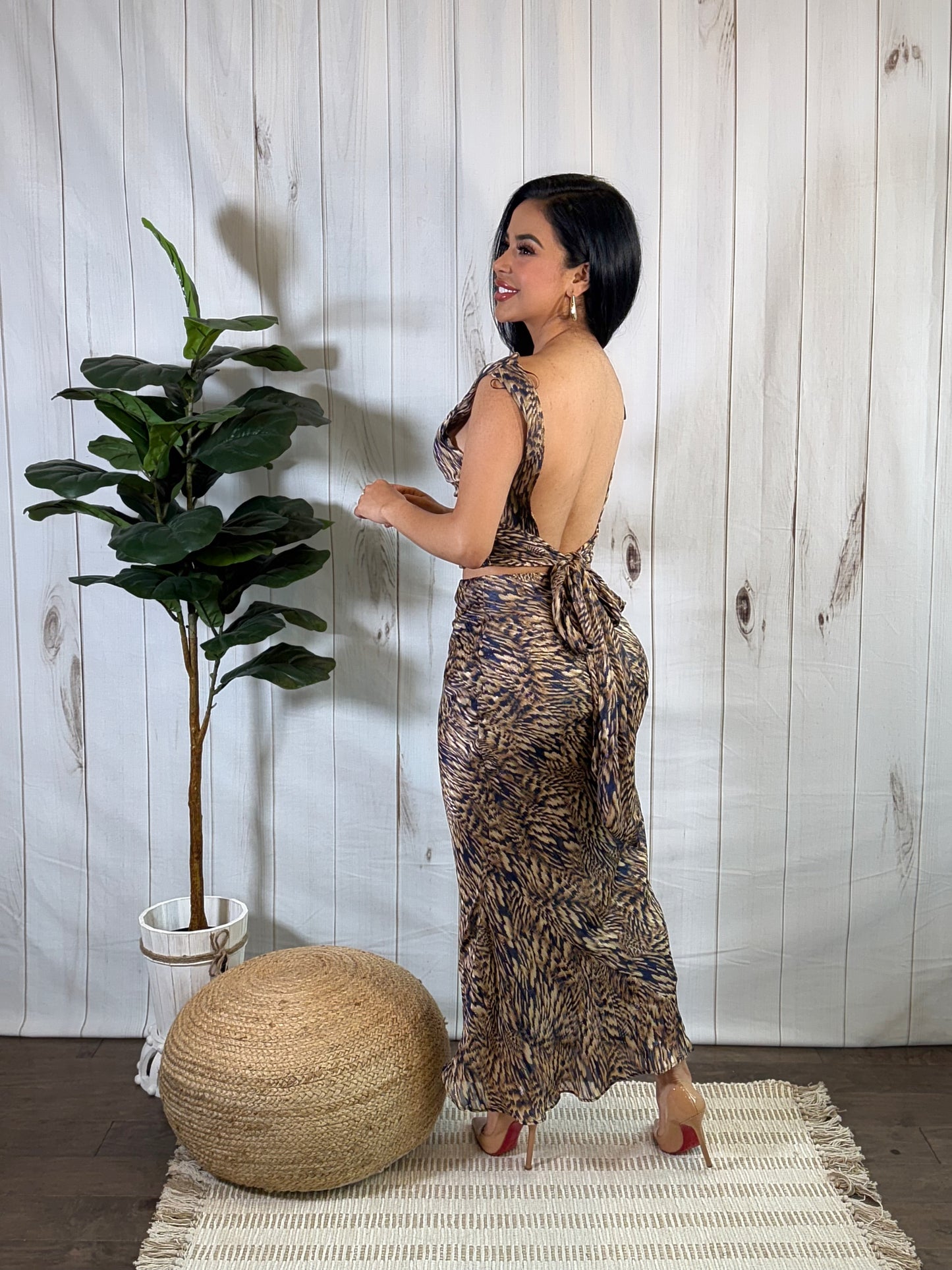 Printed Maxi Set
