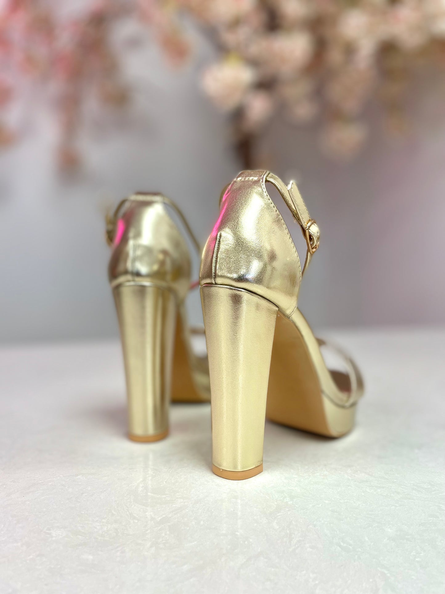 Golden Champange Heels