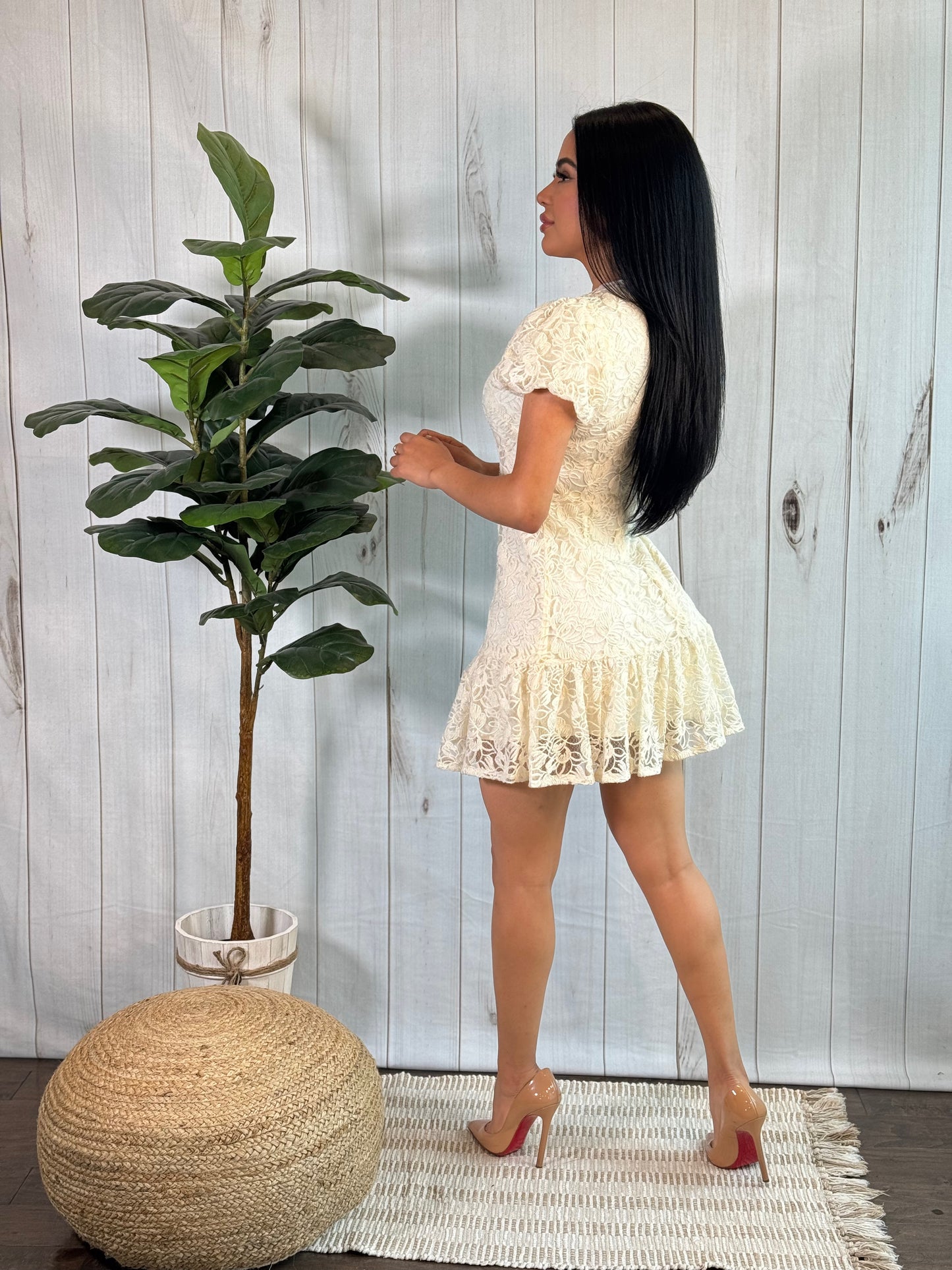 Exquisite lace dress