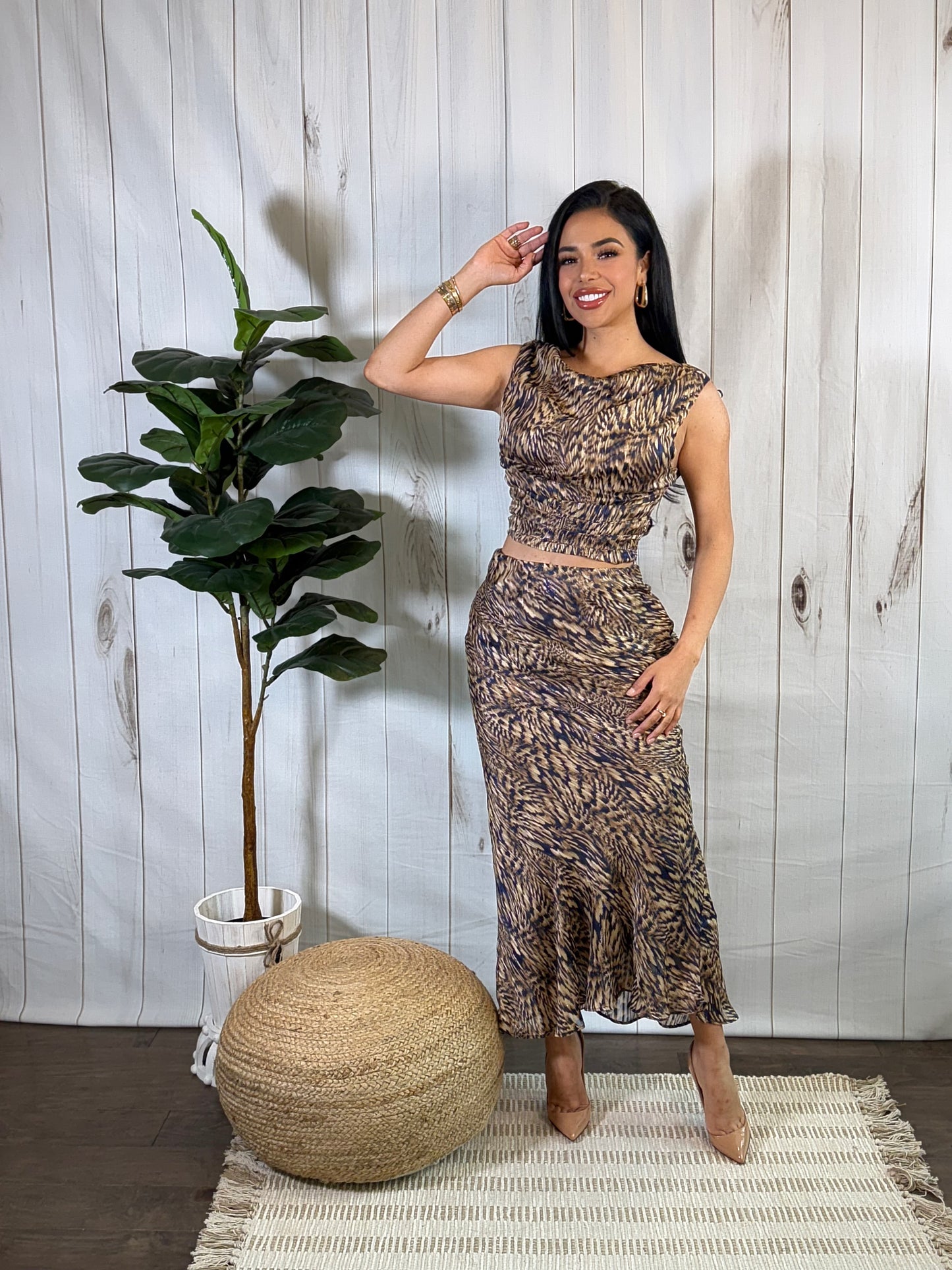 Printed Maxi Set