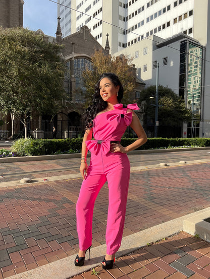 Pink jumpsuit