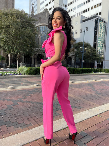 Pink jumpsuit