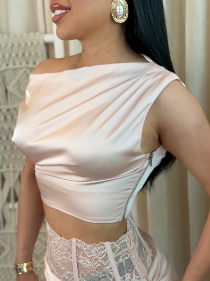Satin Maxi Set