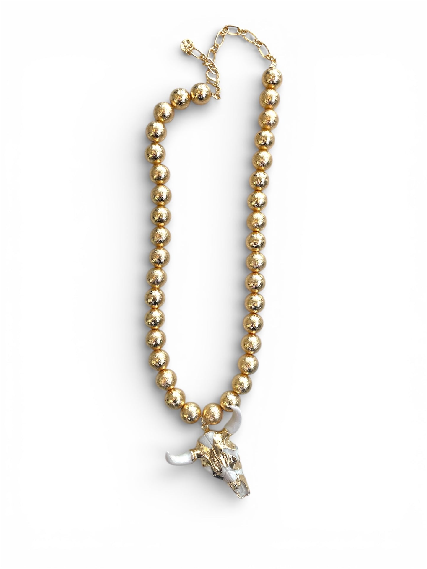 Bull Head Gold Chain