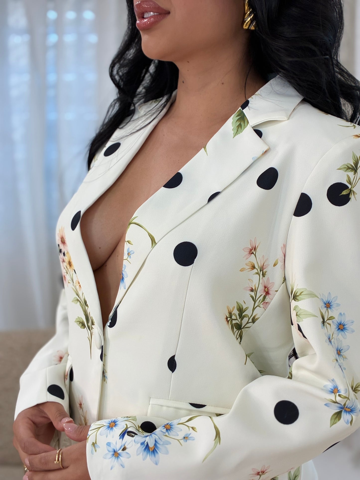 Floral Polka Dot Set