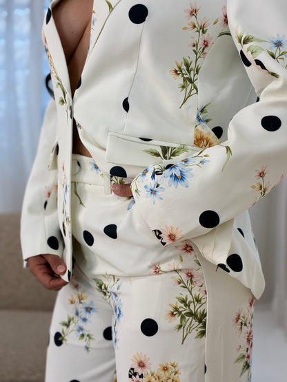 Floral Polka Dot Set