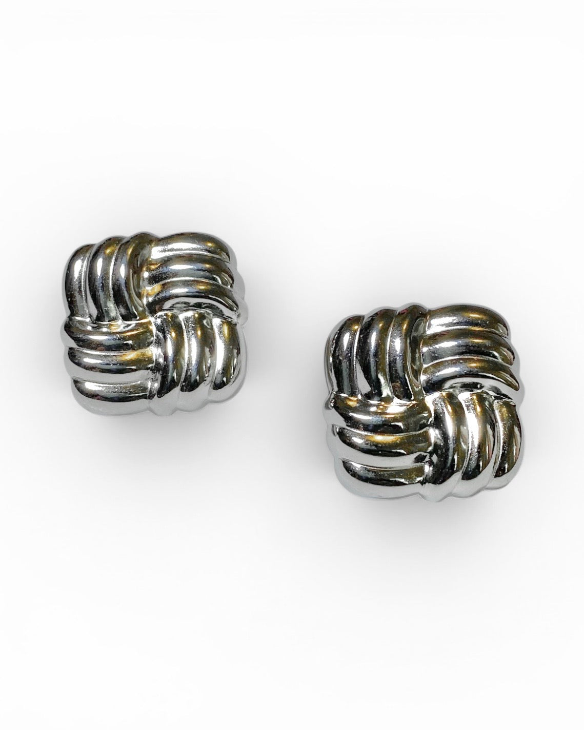 Square Woven Earrings