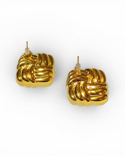 Square Woven Earrings