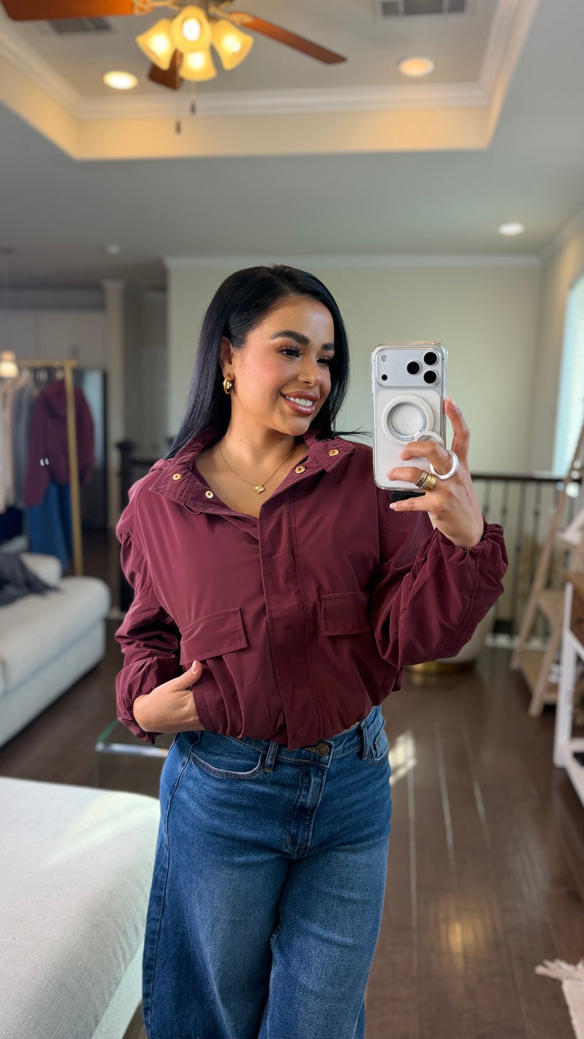 Burgundy Hoodie