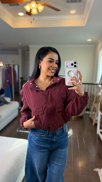 Burgundy Hoodie