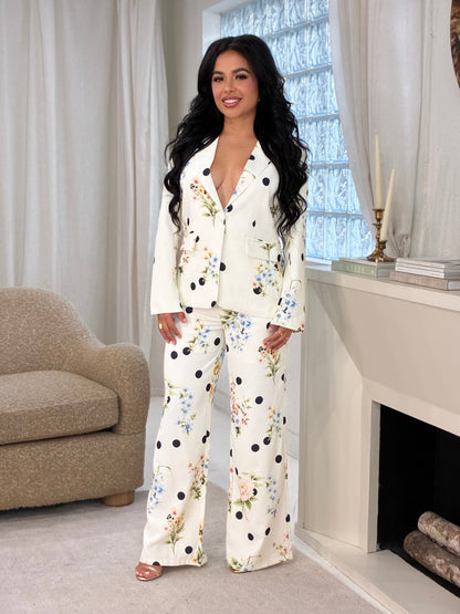 Floral Polka Dot Set
