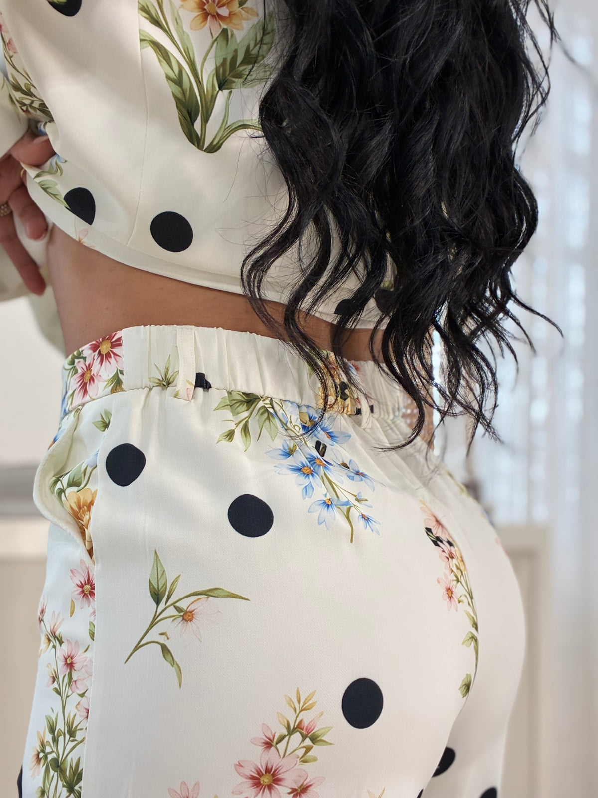 Floral Polka Dot Set