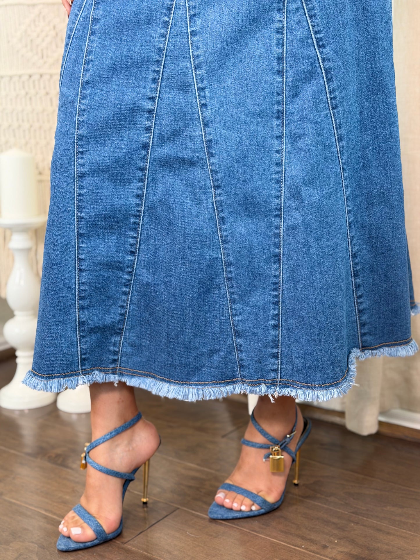 Maxi Denim Dress
