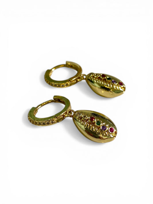 Conch & Stones Earrings
